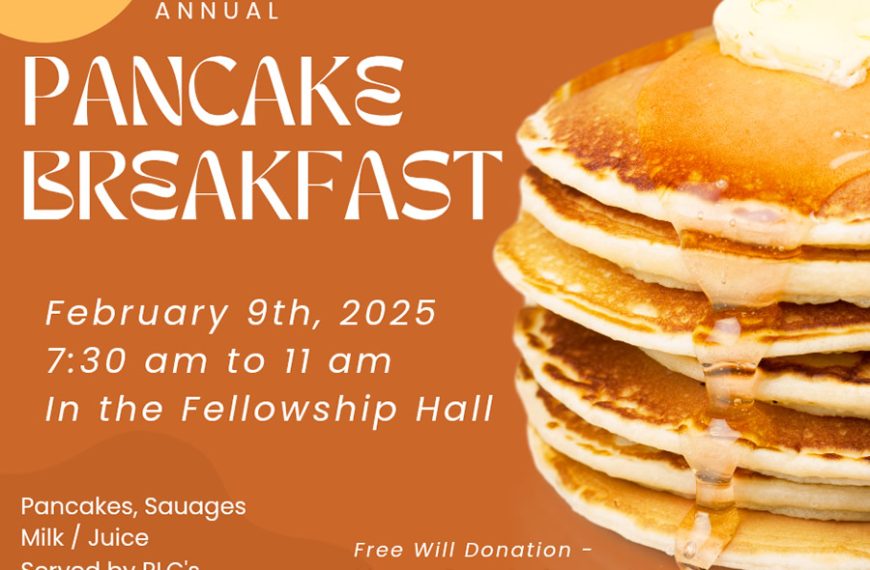 February 9 Pancake Breakfast and Annual Meeting